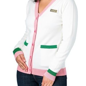 White Alpha Kappa Alpha Sweater